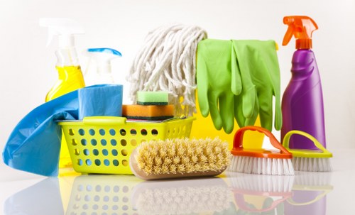 Local office cleaners in Islington working in a busy commercial workspace