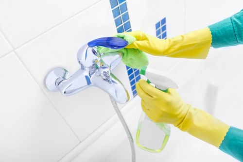 Deep cleaning service in an Islington bathroom