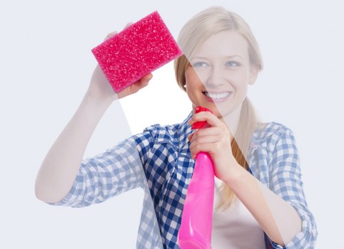 Reliable cleaner in Islington performing deep cleaning in a home