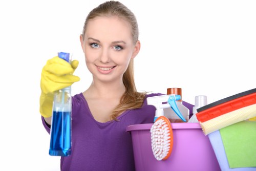 Commercial one off cleaning service in an Islington workspace